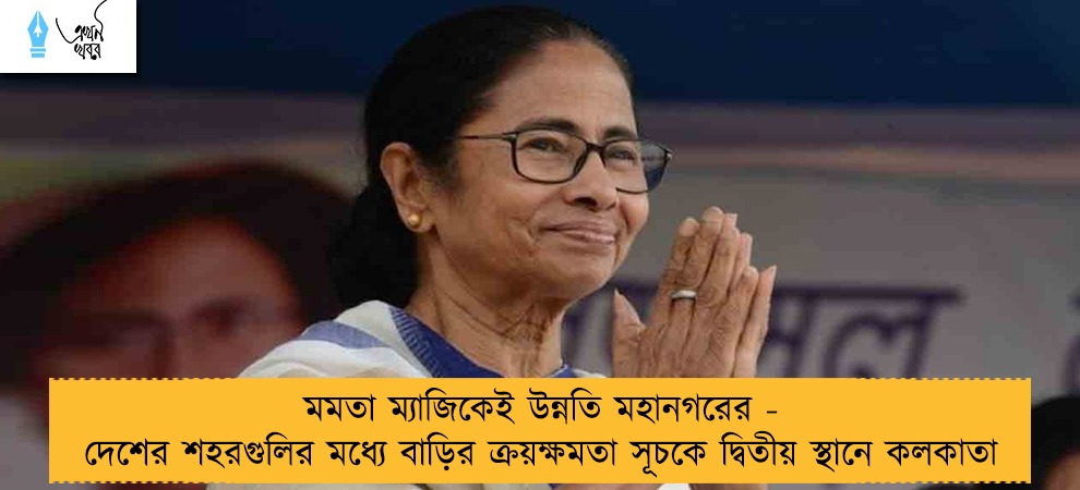 মমতা ম্যাজিকেই উন্নতি মহানগরের - দেশের শহরগুলির মধ্যে বাড়ির ক্রয়ক্ষমতা সূচকে দ্বিতীয় স্থানে কলকাতা