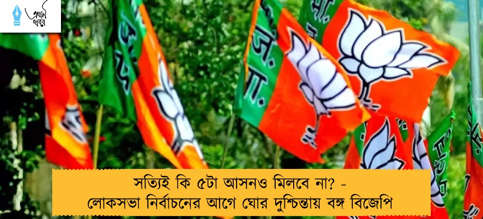 সত্যিই কি ৫টা আসনও মিলবে না? - লোকসভা নির্বাচনের আগে ঘোর দুশ্চিন্তায় বঙ্গ বিজেপি