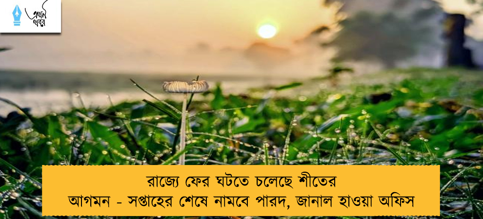 রাজ্যে ফের ঘটতে চলেছে শীতের আগমন - সপ্তাহের শেষে নামবে পারদ, জানাল হাওয়া অফিস