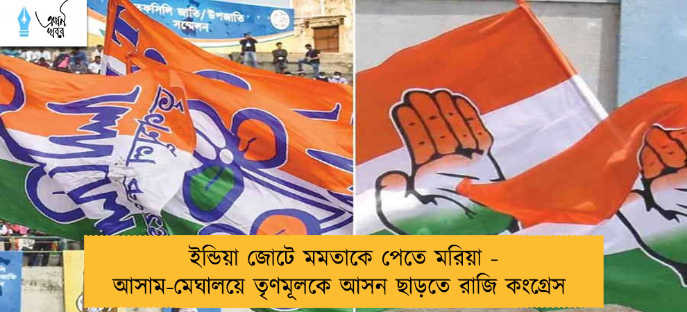 ইন্ডিয়া জোটে মমতাকে পেতে মরিয়া - আসাম-মেঘালয়ে তৃণমূলকে আসন ছাড়তে রাজি কংগ্রেস