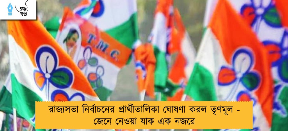 রাজ্যসভা নির্বাচনের প্রার্থীতালিকা ঘোষণা করল তৃণমূল - জেনে নেওয়া যাক এক নজরে