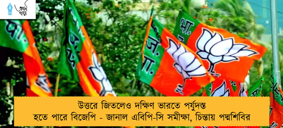 উত্তরে জিতলেও দক্ষিণ ভারতে পর্যুদস্ত হতে পারে বিজেপি - জানাল এবিপি-সি সমীক্ষা, চিন্তায় পদ্মশিবির