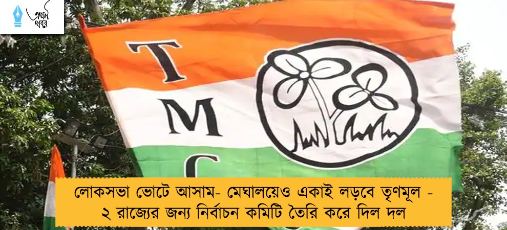 লোকসভা ভোটে আসাম- মেঘালয়েও একাই লড়বে তৃণমূল - ২ রাজ্যের জন্য নির্বাচন কমিটি তৈরি করে দিল দল