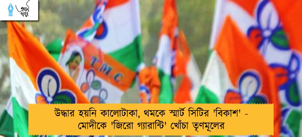 উদ্ধার হয়নি কালোটাকা, থমকে স্মার্ট সিটির 'বিকাশ' - মোদীকে 'জিরো গ্যারান্টি' খোঁচা তৃণমূলের