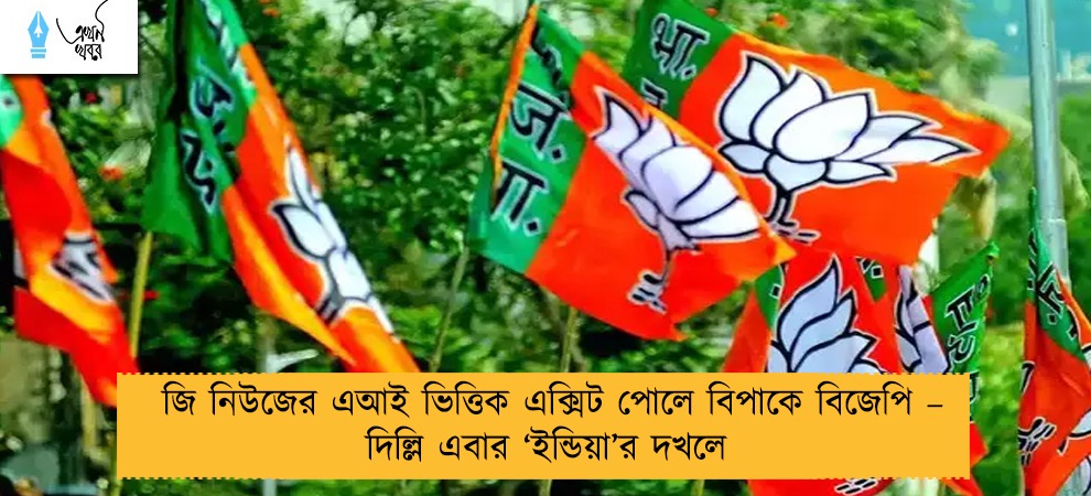 জি নিউজের এআই ভিত্তিক এক্সিট পোলে বিপাকে বিজেপি – দিল্লি এবার ‘ইন্ডিয়া’র দখলে