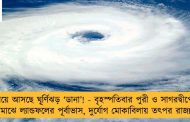 ধেয়ে আসছে ঘূ্র্ণিঝড় ‘ডানা’! - বৃহস্পতিবার পুরী ও সাগরদ্বীপের মাঝে ল্যান্ডফলের পূর্বাভাস, দুর্যোগ মোকাবিলায় তৎপর রাজ্য