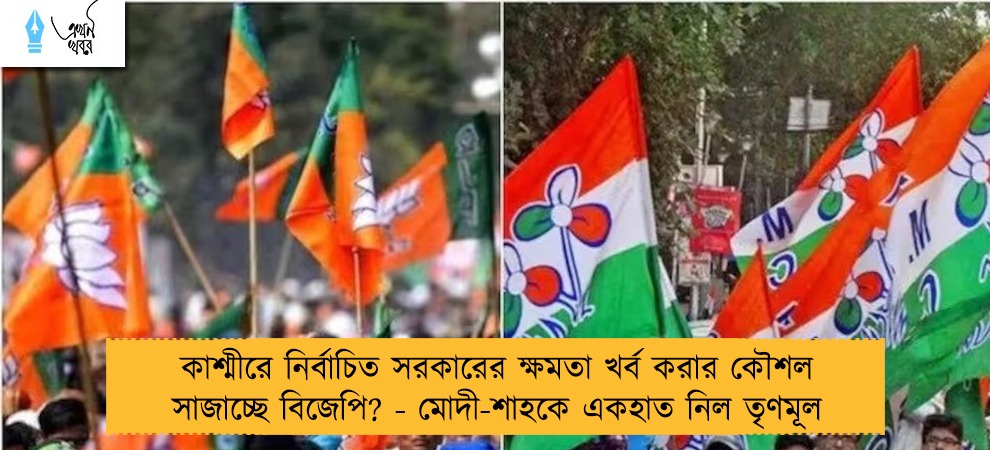 কাশ্মীরে নির্বাচিত সরকারের ক্ষমতা খর্ব করার কৌশল সাজাচ্ছে বিজেপি? - মোদী-শাহকে একহাত নিল তৃণমূল