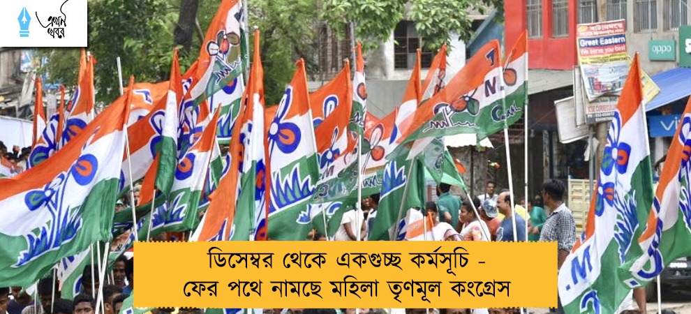 ডিসেম্বর থেকে একগুচ্ছ কর্মসূচি - ফের পথে নামছে মহিলা তৃণমূল কংগ্রেস
