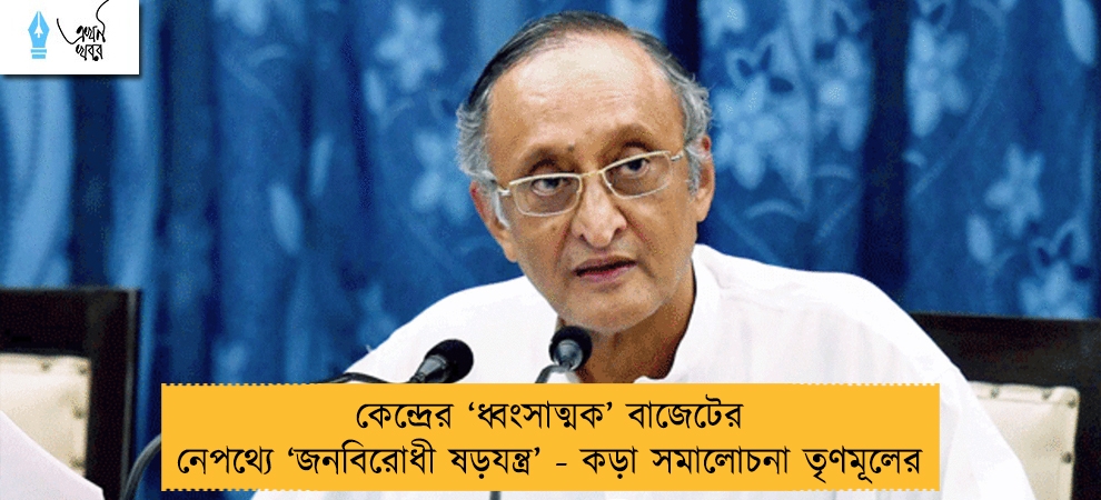 কেন্দ্রের ‘ধ্বংসাত্মক’ বাজেটের নেপথ্যে ‘জনবিরোধী ষড়যন্ত্র’ - কড়া সমালোচনা তৃণমূলের
