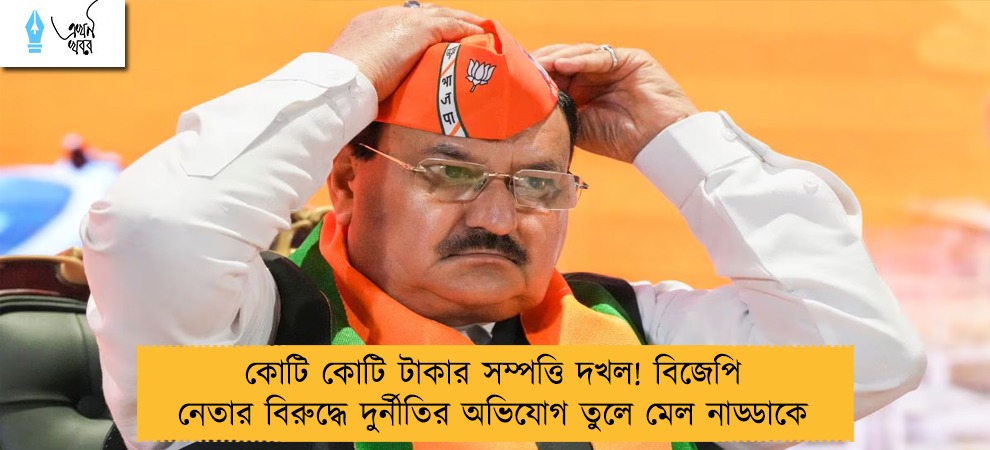 কোটি কোটি টাকার সম্পত্তি দখল! বিজেপি নেতার বিরুদ্ধে দুর্নীতির অভিযোগ তুলে মেল নাড্ডাকে