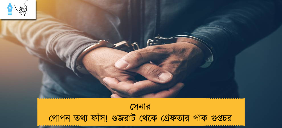 সেনার গোপন তথ্য ফাঁস! গুজরাট থেকে গ্রেফতার পাক গুপ্তচর