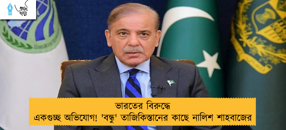 ভারতের বিরুদ্ধে একগুচ্ছ অভিযোগ! 'বন্ধু' তাজিকিস্তানের কাছে নালিশ শাহবাজের
