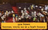 চূড়ান্ত বিশৃঙ্খলা বিধানসভায়, সাসপেন্ড করা হল ৪ বিজেপি বিধায়ককে