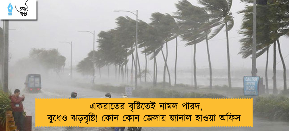 একরাতের বৃষ্টিতেই নামল পারদ, বুধেও ঝড়বৃষ্টি! কোন কোন জেলায় জানাল হাওয়া অফিস