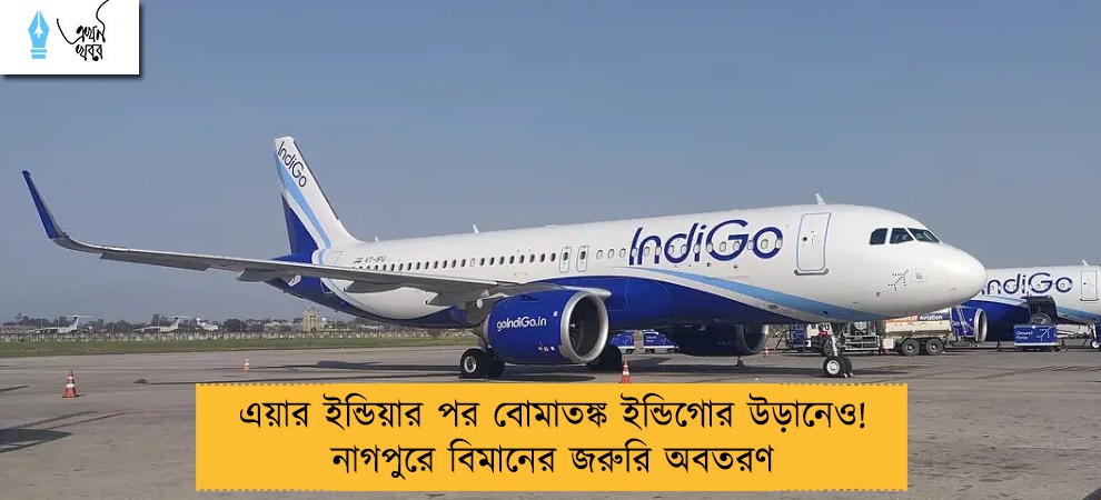এয়ার ইন্ডিয়ার পর বোমাতঙ্ক ইন্ডিগোর উড়ানেও! নাগপুরে বিমানের জরুরি অবতরণ