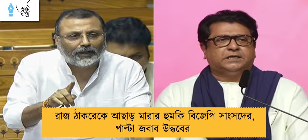 রাজ ঠাকরেকে আছাড় মারার হুমকি বিজেপি সাংসদের, পাল্টা জবাব উদ্ধবের