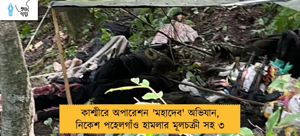 কাশ্মীরে অপারেশন 'মহাদেব' অভিযান, নিকেশ পহেলগাঁও হামলার মূলচক্রী সহ ৩