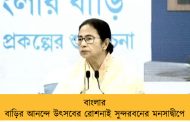 বাংলার বাড়ির আনন্দে উৎসবের রোশনাই সুন্দরবনের মনসাদ্বীপে