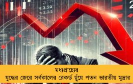 মধ্যপ্রাচ্যের যুদ্ধের জেরে সর্বকালের রেকর্ড ছুঁয়ে পতন ভারতীয় মুদ্রার